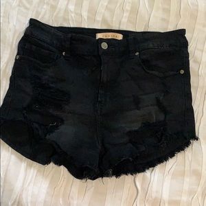 Black Jean short
